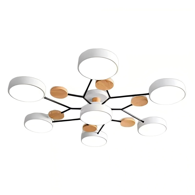 Lampada da soffitto LED circolare in acrilico