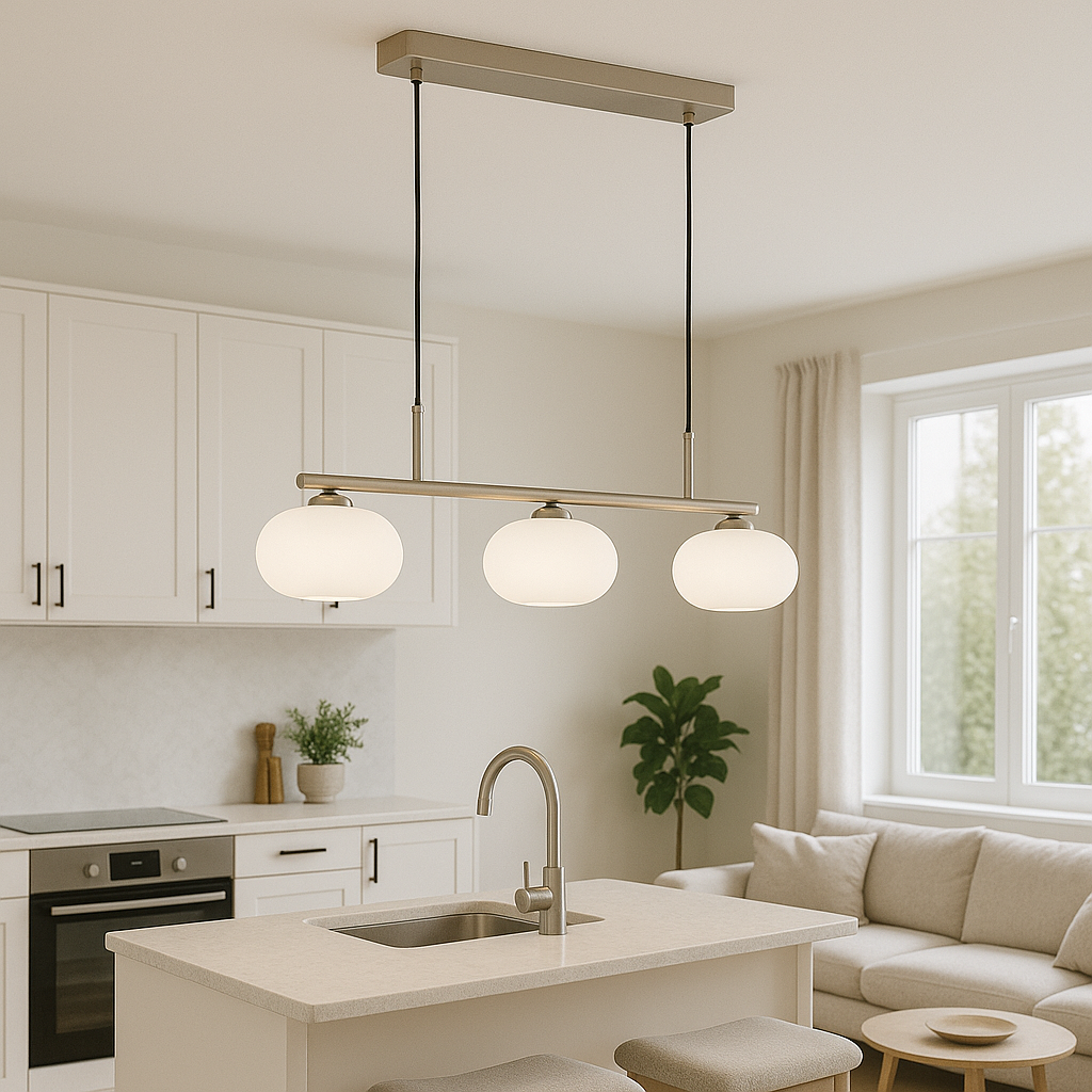 Moderno Lampadario Bauhaus a 3 Luci