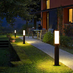 Design di Lampada da Terra LED Moderna Minimalista in Acrilico e Alluminio per Esterni