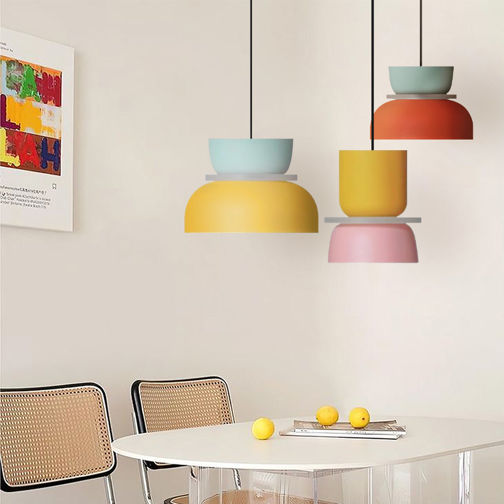 Lampada a sospensione scandinava Lucie Colour Block
