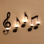 RhythmLuxe - Lampada da Parete Creativa a Note Musicali per Illuminazione Ispirata