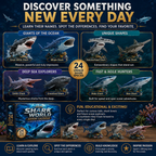 🔥50% di sconto solo per oggi-🦈 Calendario dell'Avvento Shark World 2026