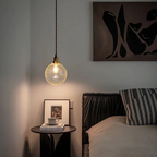 Lampada a Sospensione in Vetro di Cristallo Moderno Nordic