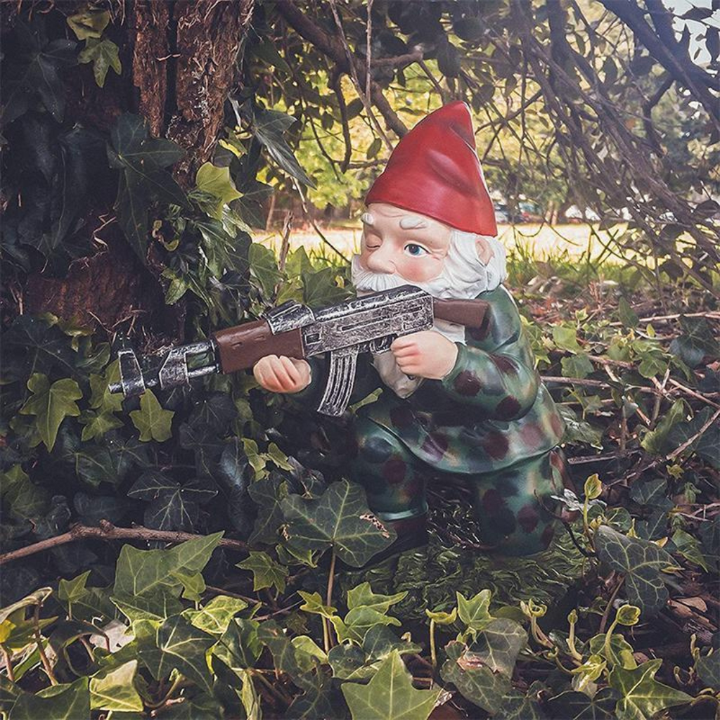 Drelix - Gnomo da Giardino Militare