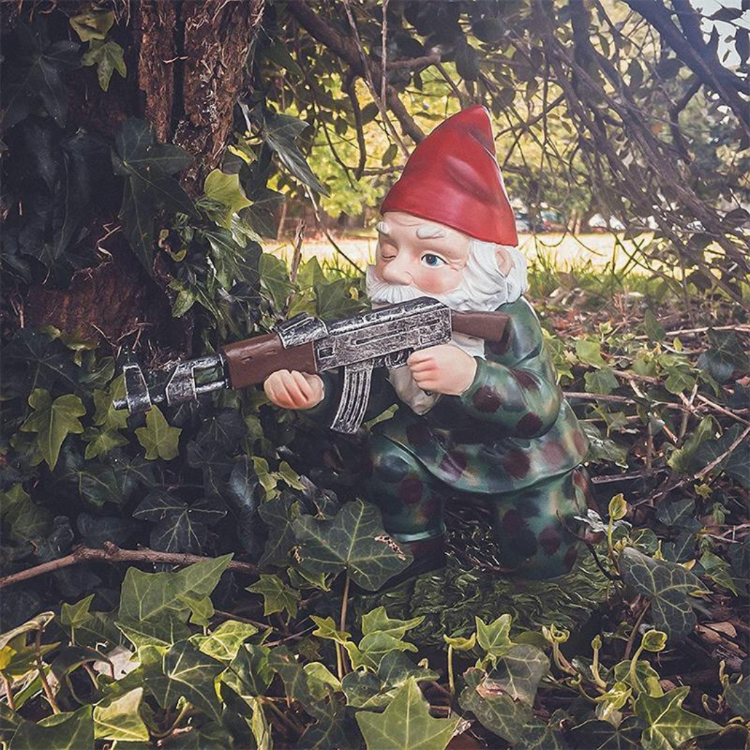 Drelix - Gnomo da Giardino Militare