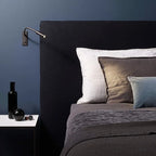 Lampada da lettura a muro LED regolabile, spotlight flessibile da comodino