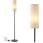 LumiGlow – Lampada da Terra Snella con Paralume Cilindrico per Illuminazione Ambientale Morbida