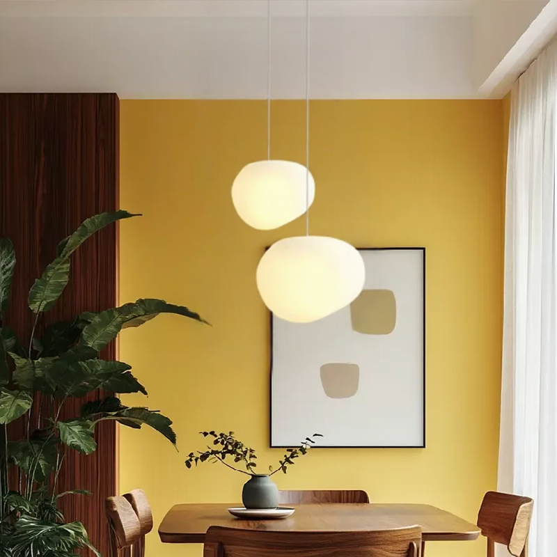 Lampada a Sospensione Nordic White Pebble