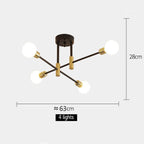 Lampadario in Vetro per il Soggiorno
