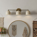 Applique da Parete in Ottone Chroma Dome per Bagno Moderno
