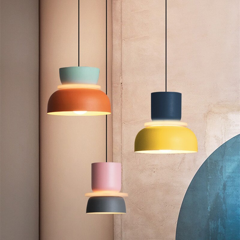 Lampada a Sospensione Jojo Colore a Contrasto
