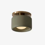 Lampada da soffitto a tamburo in porcellana