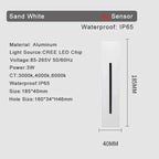 Lampada da Parete con Sensore di Movimento Shadee