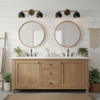 Applique da Parete in Ottone Chroma Dome per Bagno Moderno