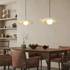 Lampada a sospensione creativa Wabi Sabi per la sala da pranzo con foglie di loto