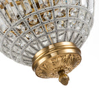 Lampadario Imperiale a 6 Luci in Cristallo Faccettato