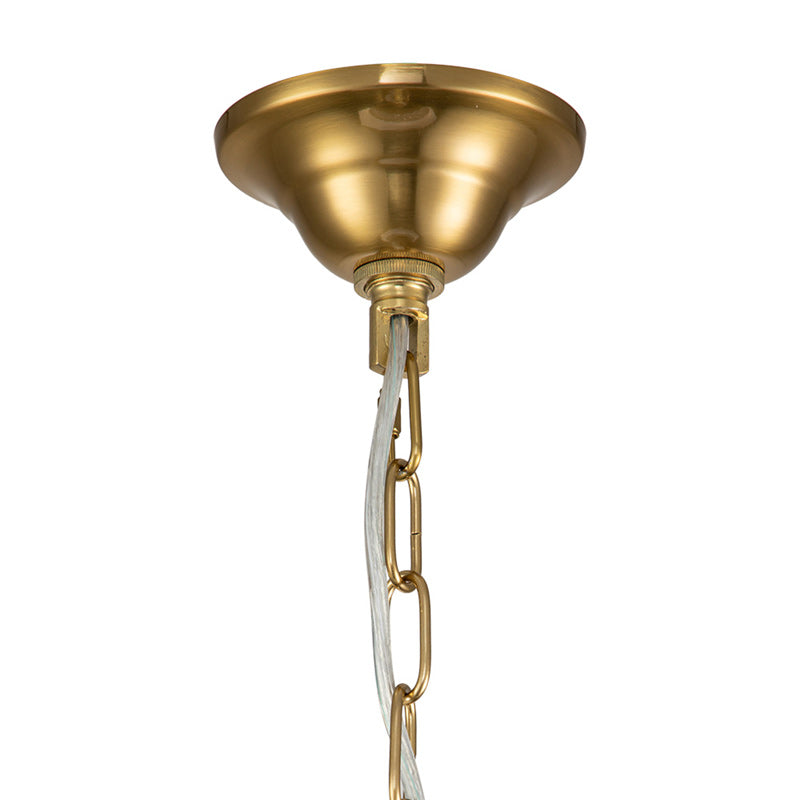Lampadario Imperiale a 6 Luci in Cristallo Faccettato