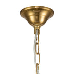 Lampadario Imperiale a 6 Luci in Cristallo Faccettato