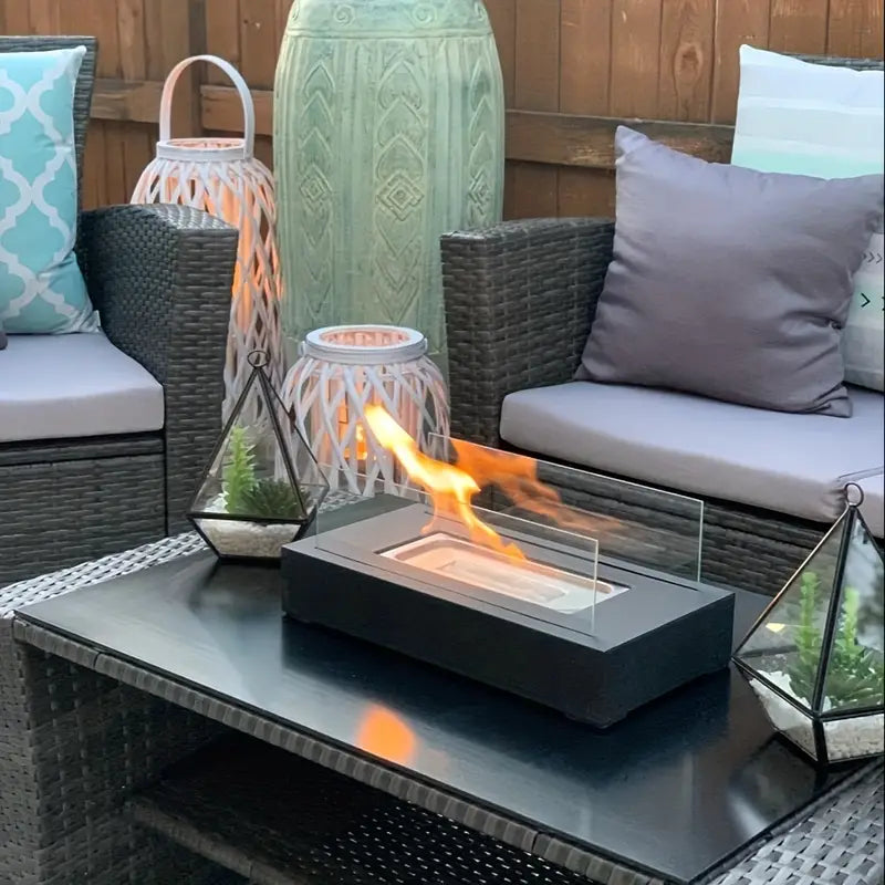 FireLuxe – Piattaforma per camino moderna con design elegante per la casa