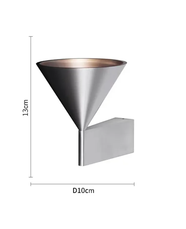 LumoCone Lampada da Parete Minimalista Italiana