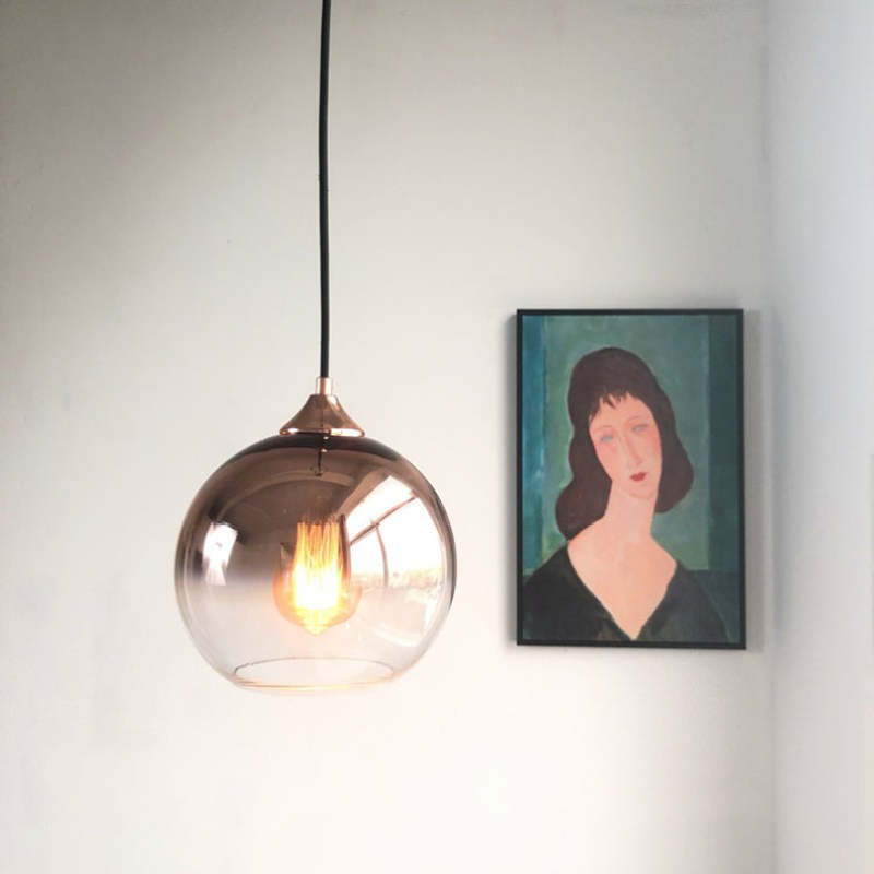 Brina Lampada a Sospensione con Pallone Frosted Gradient