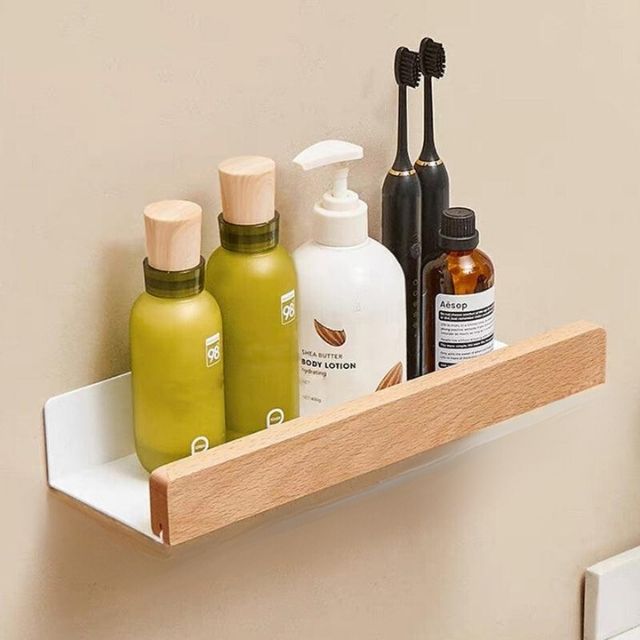 Mensola da Bagno a Muro Senza Fori