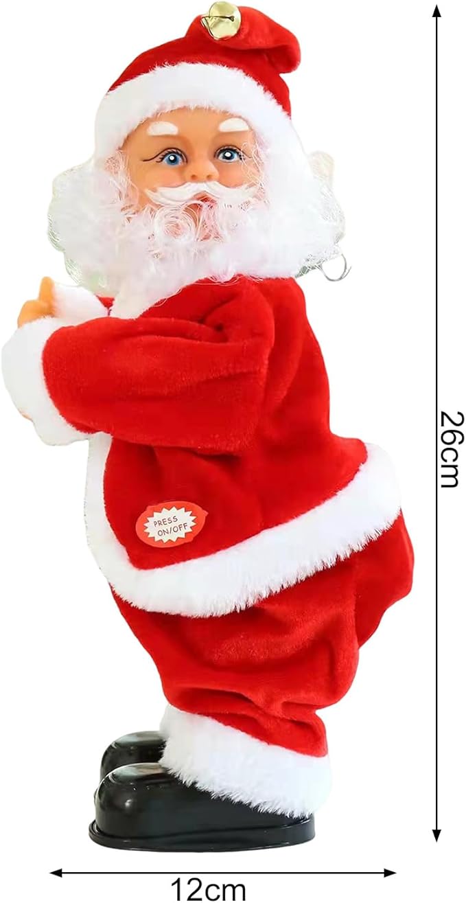 Babbo Natale Ballante con Sedere Nudo – Decorazione Natalizia Divertente