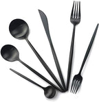 Set di Posate Minimalista – Set in Acciaio Inossidabile da 36 Pezzi per Ogni Occasione
