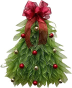 Corona di Natale | Albero Inverso & Timer LED | 53 x 48 cm
