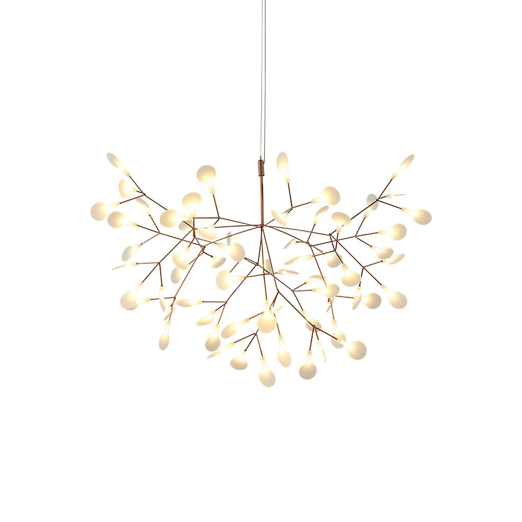 Lampadario in Acrilico a Petali di Rosa Modish