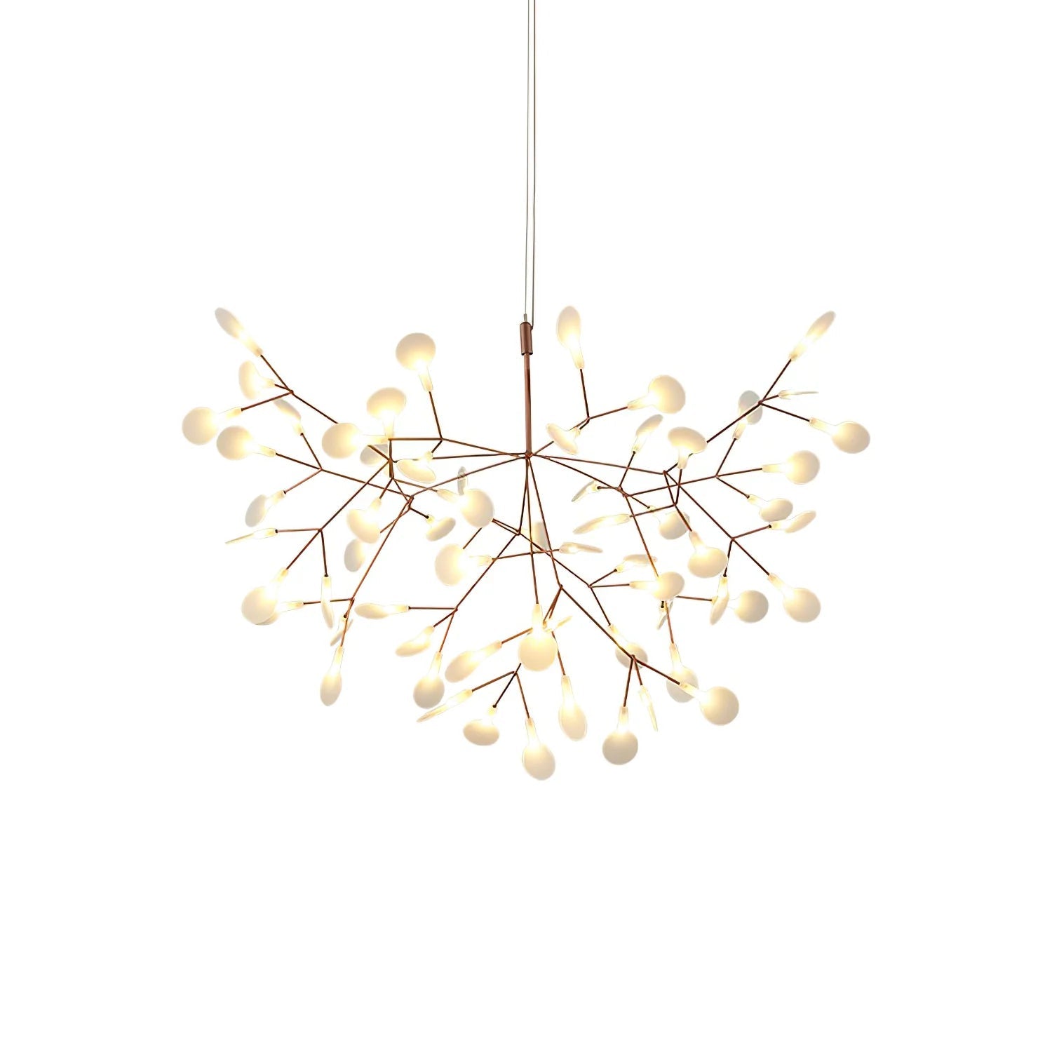 Lampadario in Acrilico a Petali di Rosa Modish