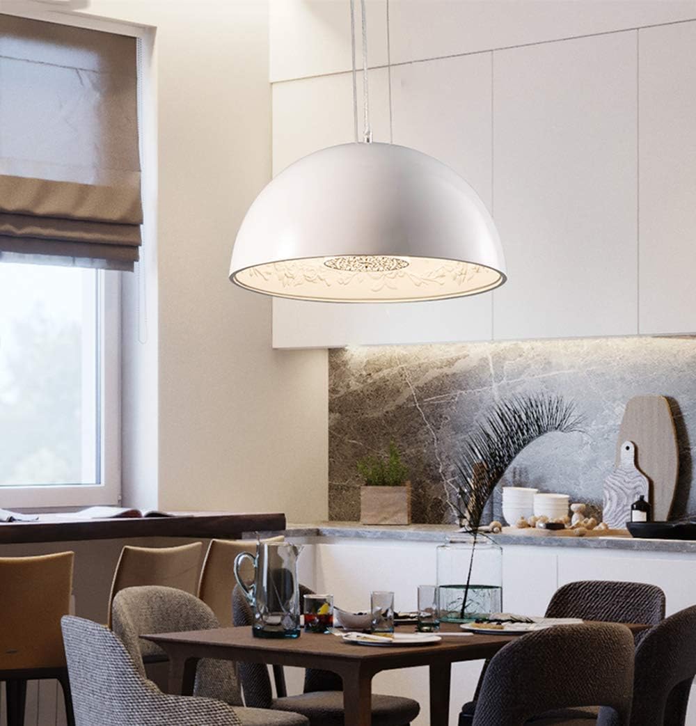Glarefusion Moderno Creativo Lampadario Semicircolare in Vetro