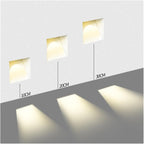 Applique LED da parete senza cornice in acciaio inossidabile Nordic 1 luce