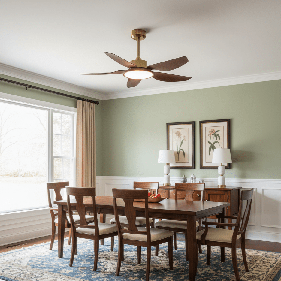 Ventilatore a Soffitto con Luce Sirocco Breeze
