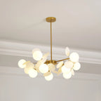 Lampadario in Vetro Moderno a Sfere Ronde