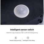 Lampada da Parete LED Impermeabile Elvon Nordic Arc, Nera