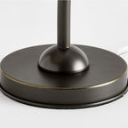 Lampada da Tavolo con Paralume in Lino Ottone