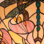 Interiors 1900 Ashton Grande Lampada da Soffitto Tiffany Flush