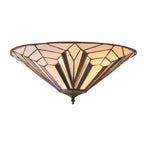 Interiors 1900 Astoria Lampada da Soffitto Tiffany Flush 48cm