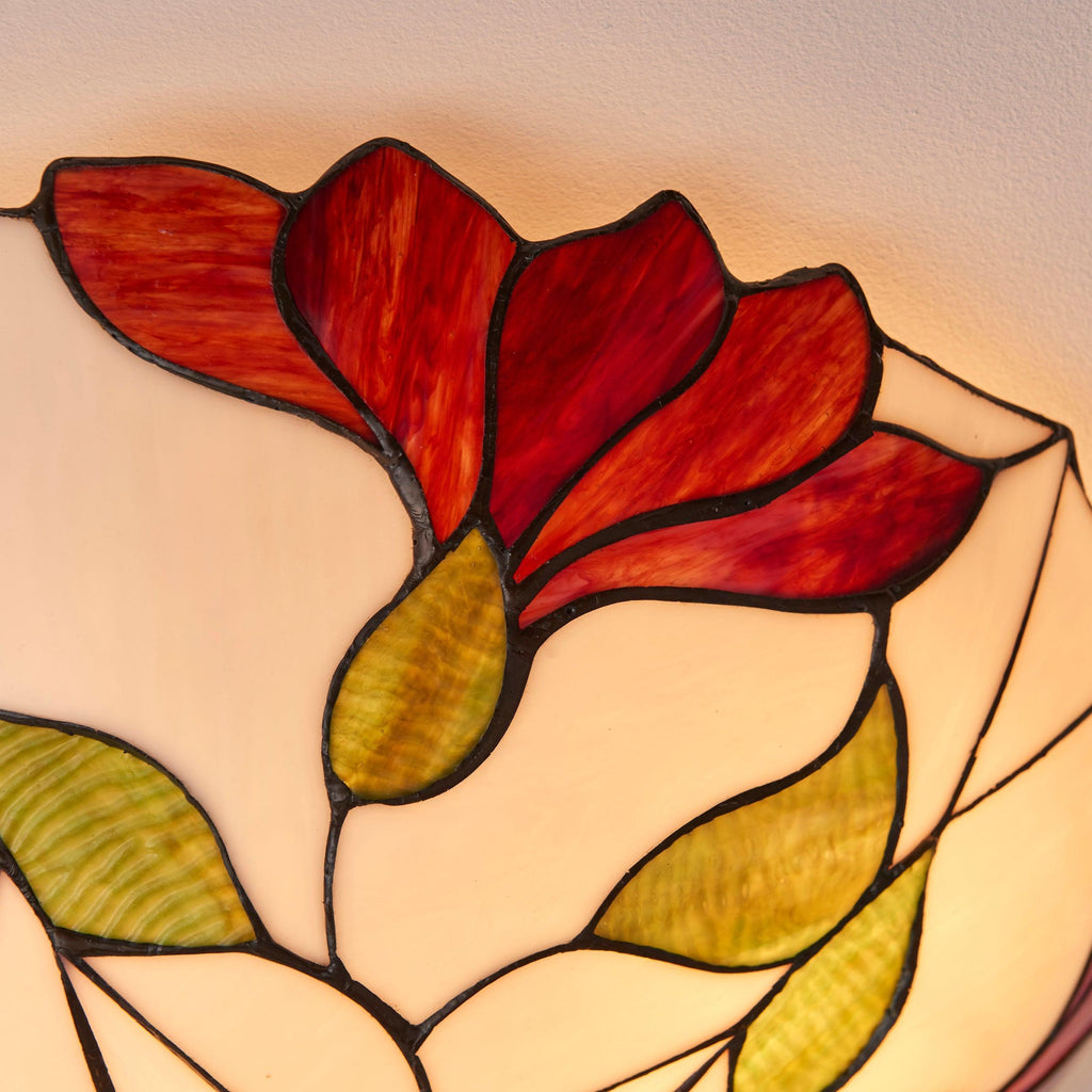 Interiors 1900 Botanica Grande Lampada da Soffitto Tiffany