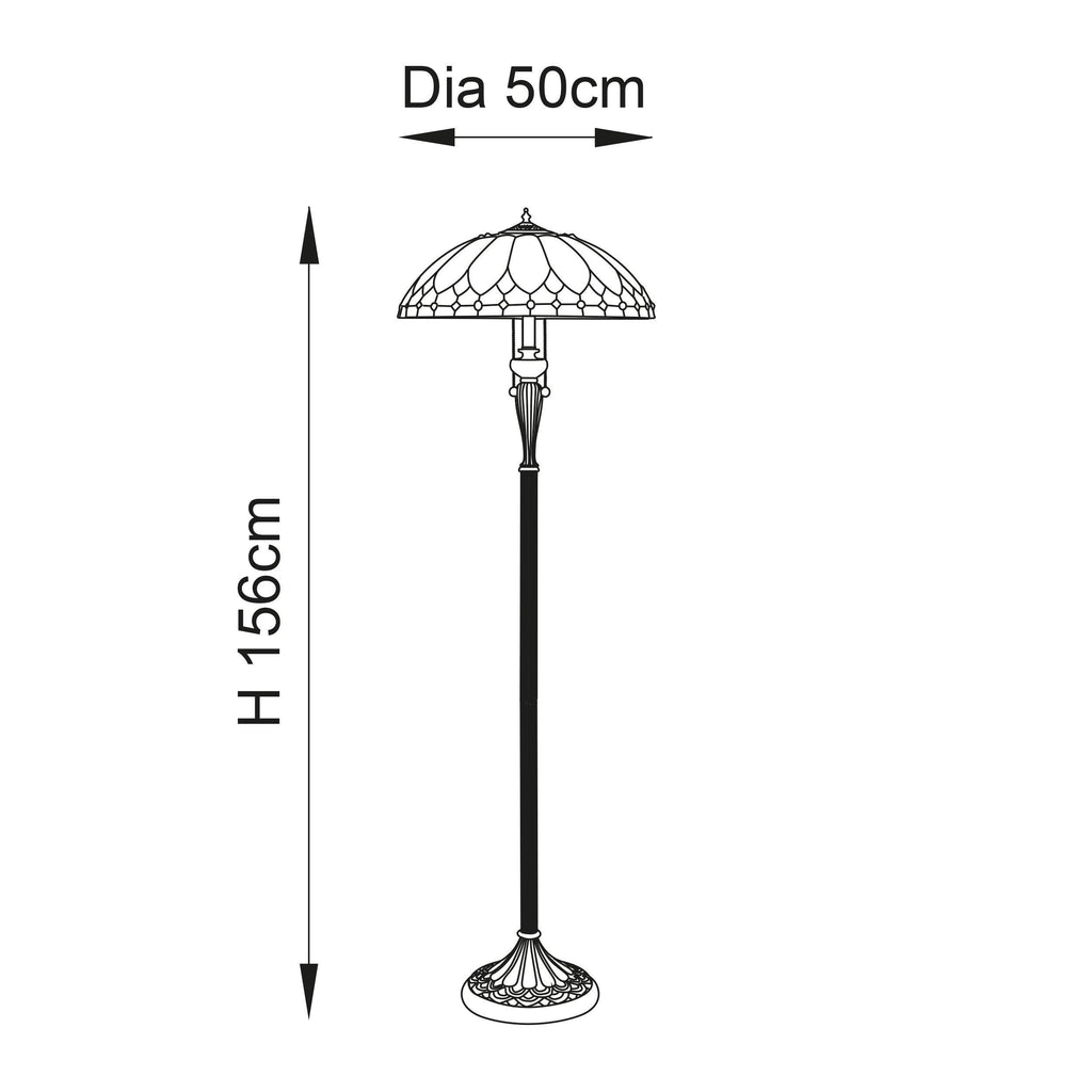 Lampada da terra Tiffany Brooklyn Interiors 1900