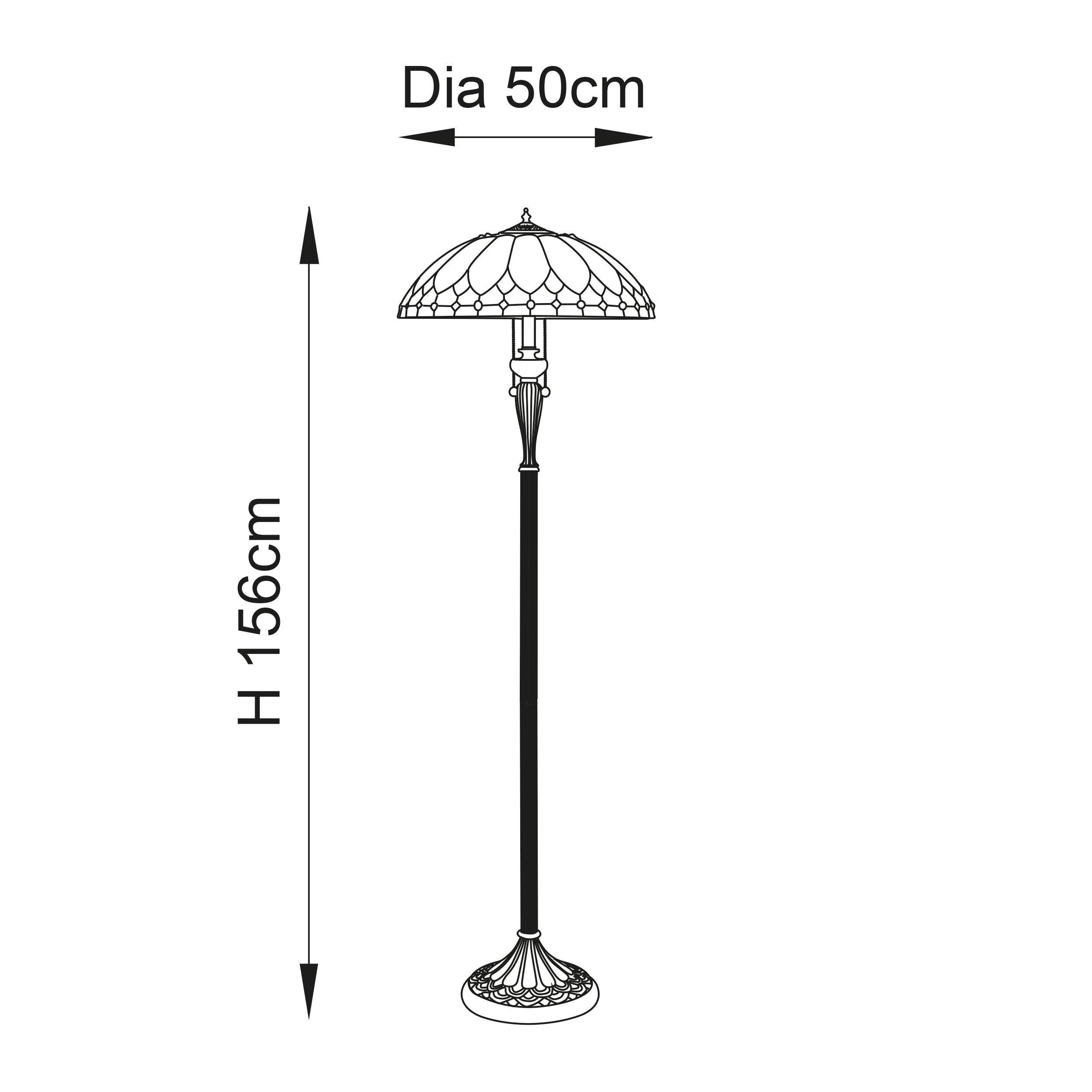 Lampada da terra Tiffany Brooklyn Interiors 1900