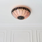 Interiors 1900 Brooklyn Grande Lampada da Soffitto Tiffany