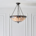 Lampada a soffitto Tiffany Invertita Brooklyn Media