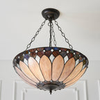 Lampada a soffitto Tiffany Invertita Brooklyn Media