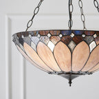 Lampada a soffitto Tiffany Invertita Brooklyn Media