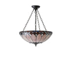 Lampada a soffitto Tiffany Invertita Brooklyn Media