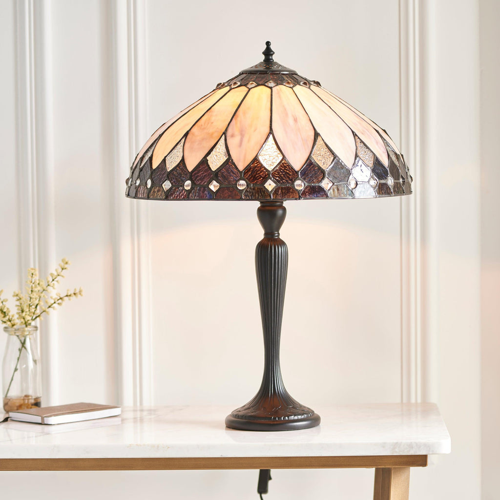Lampada da Tavolo Tiffany Brooklyn di Interiors 1900