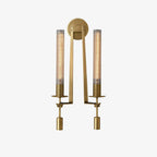 Lampada da Parete Vintage in Vetro per Candele