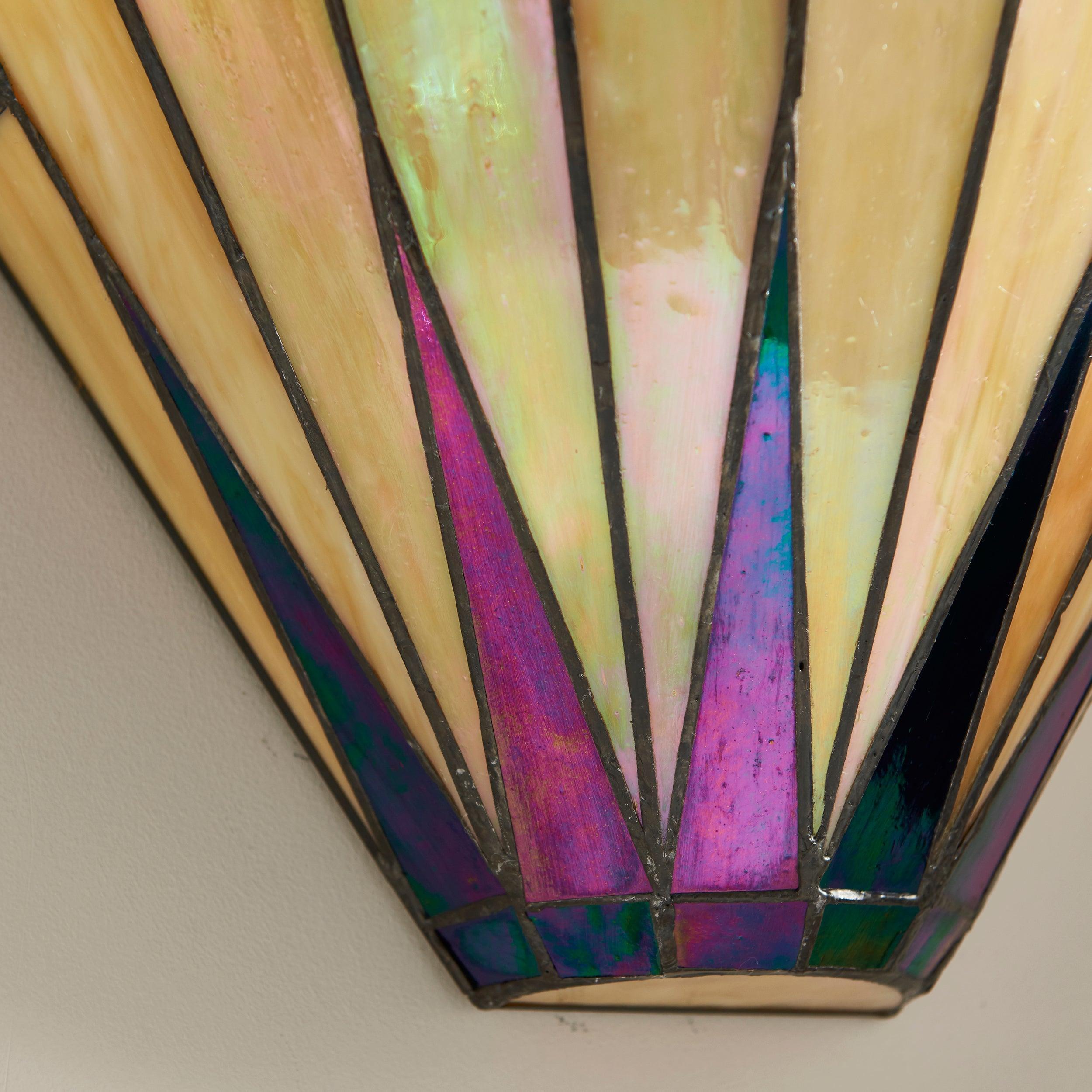 Interiors 1900 Dark Star Tiffany Wall Light